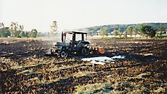 Traktor- und Flächenbrand 2002